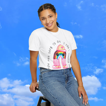 "You Are Safe to be You Around Me" Rainbow LGBTQ+ Ally T-Shirt