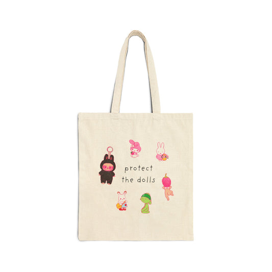 "Protect the Dolls" Trinket Tote Bag