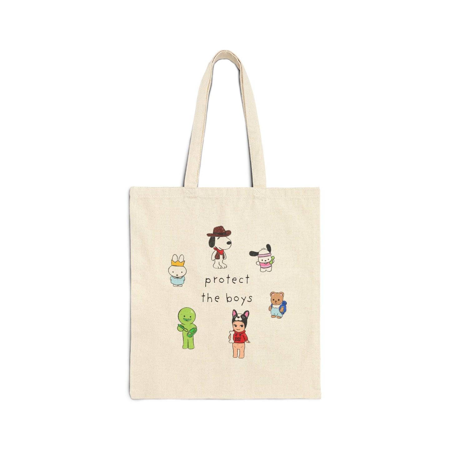 Protect the Boys Canvas Tote Bag