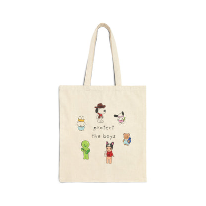 Protect the Boys Canvas Tote Bag