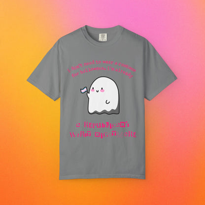 "Republican's Nightmare" Halloween Trans Ghost Tee