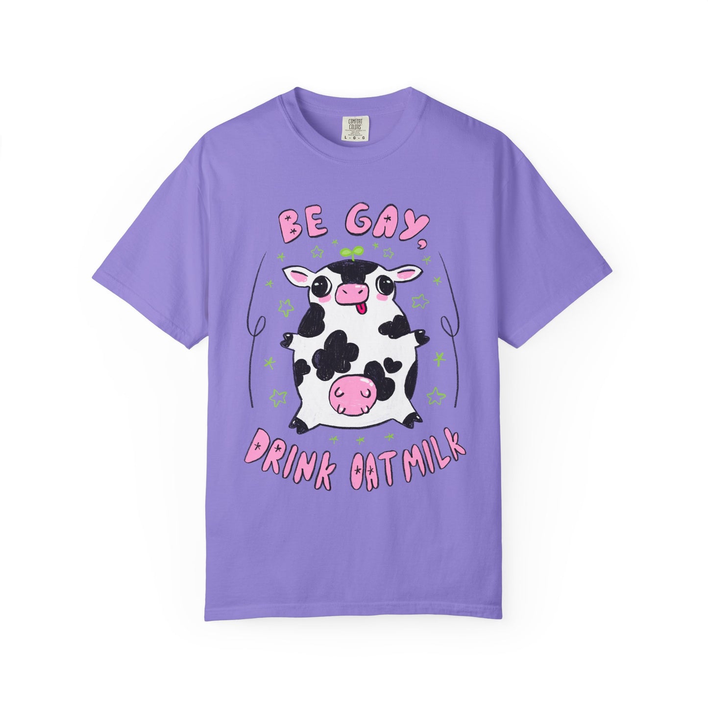 "Be Gay, Drink Oatmilk" Silly Cow T-Shirt