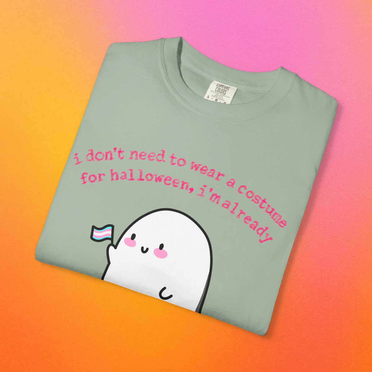 "Republican's Nightmare" Halloween Trans Ghost Tee