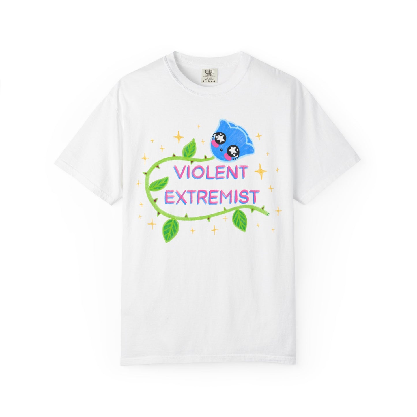 Trans Blue Rose Tee