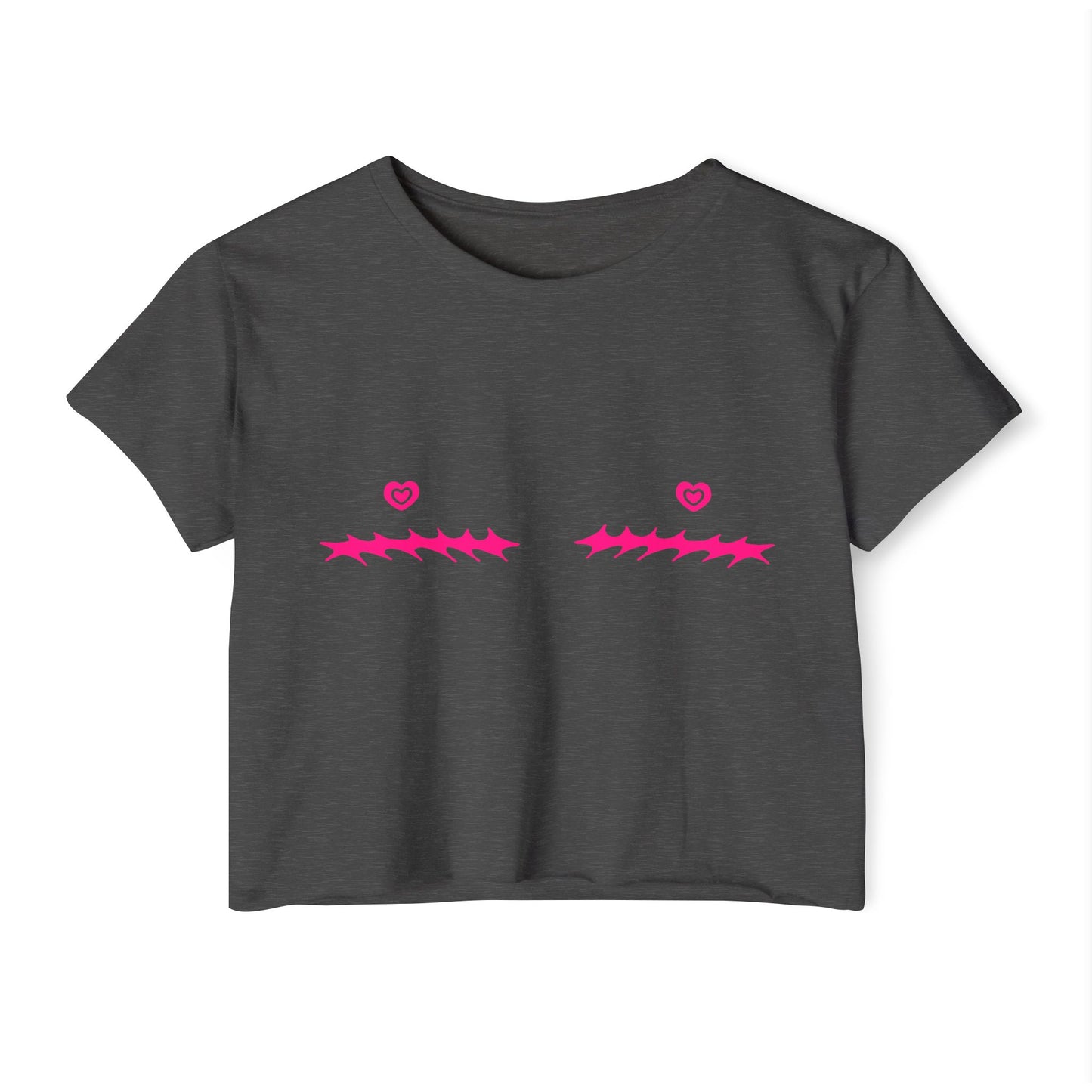 Heart Nipple Top Surgery Crop Top Shirt