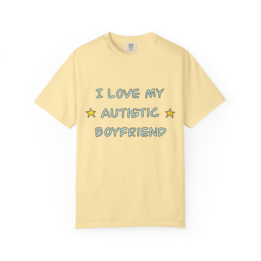 I Love My Autistic Boyfriend T-shirt