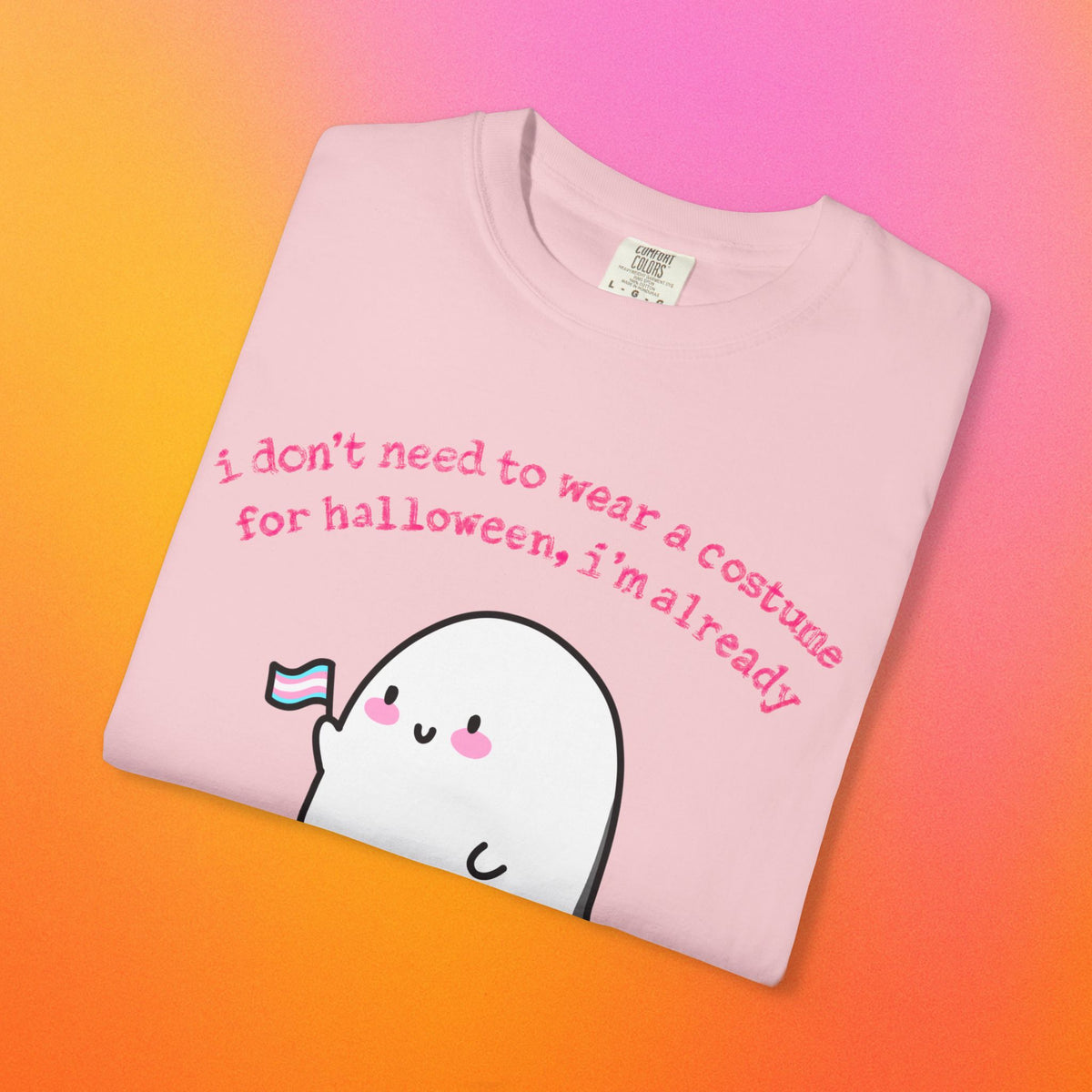 "Republican's Nightmare" Halloween Trans Ghost Tee