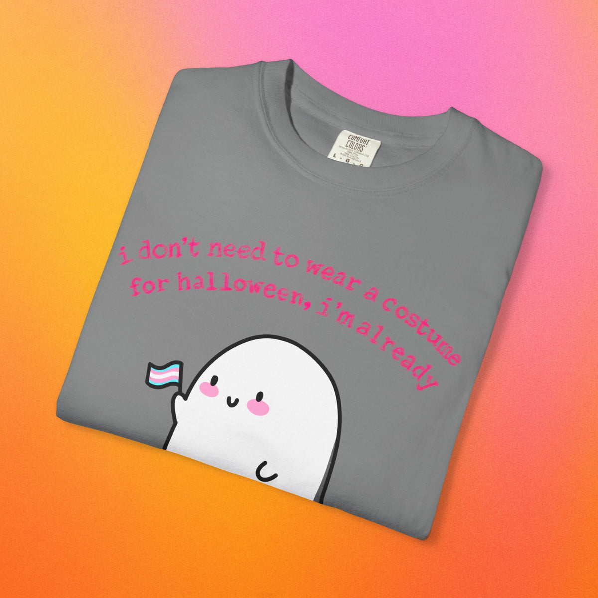 "Republican's Nightmare" Halloween Trans Ghost Tee