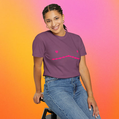 Heart Nipple Continuous Top Surgery Scars Tee