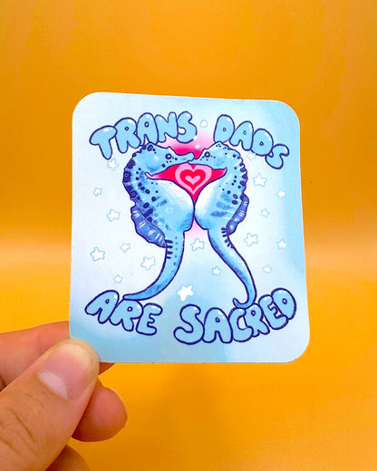 Seahorse Dads are Sacred Sticker