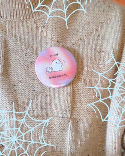 Proud Trans-Parent Pin