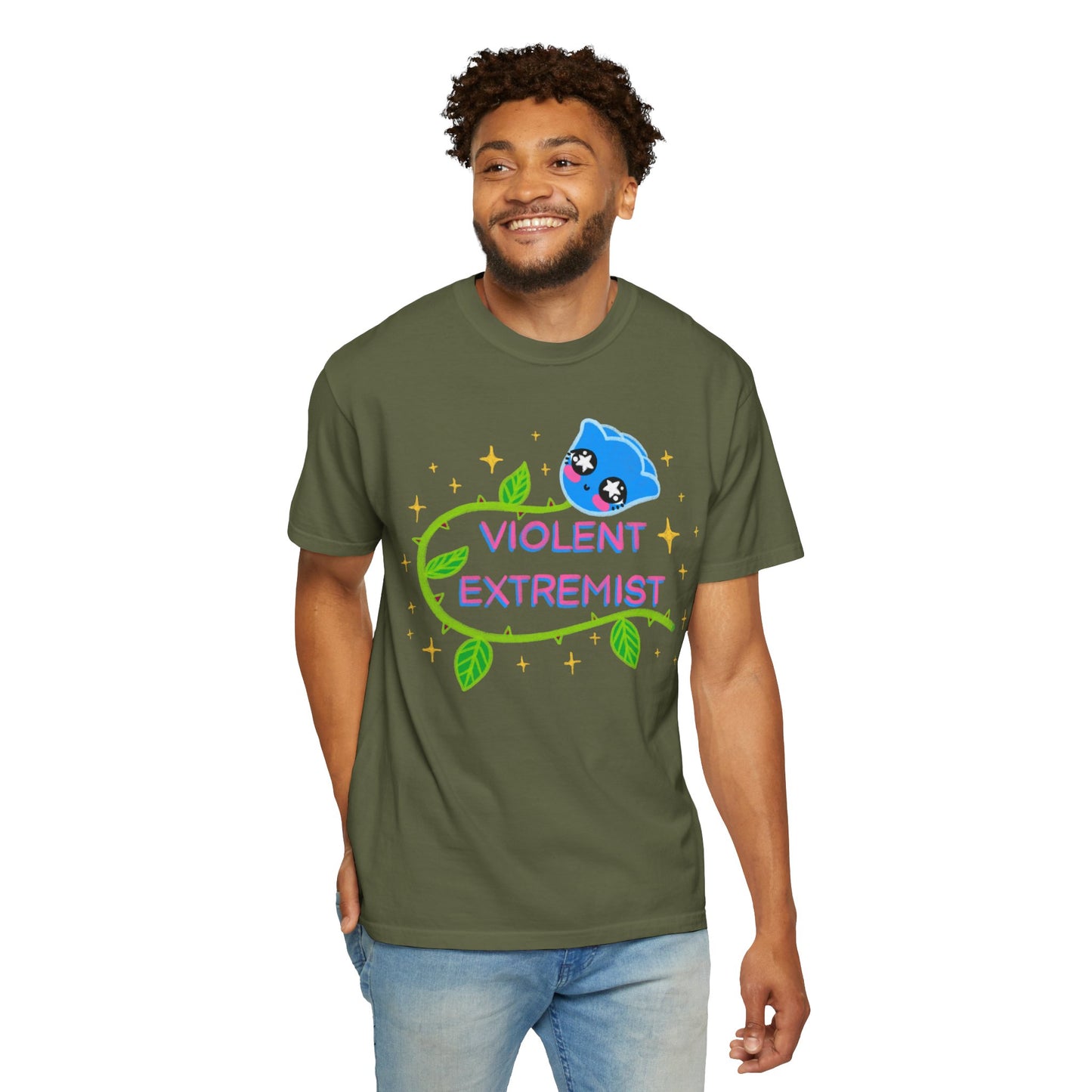 Trans Blue Rose Tee