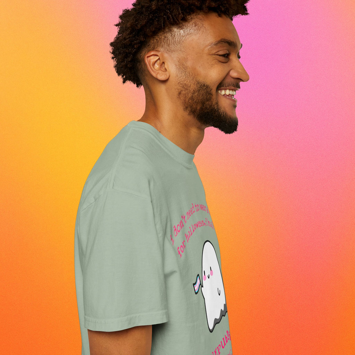"Republican's Nightmare" Halloween Trans Ghost Tee