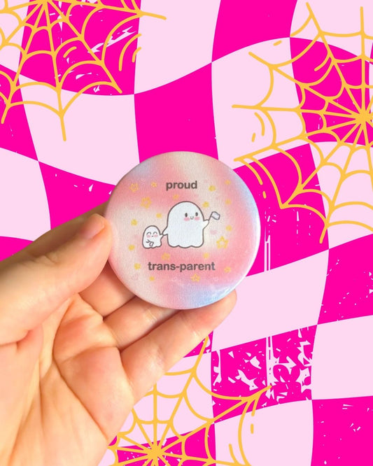 Proud Trans-Parent Pin