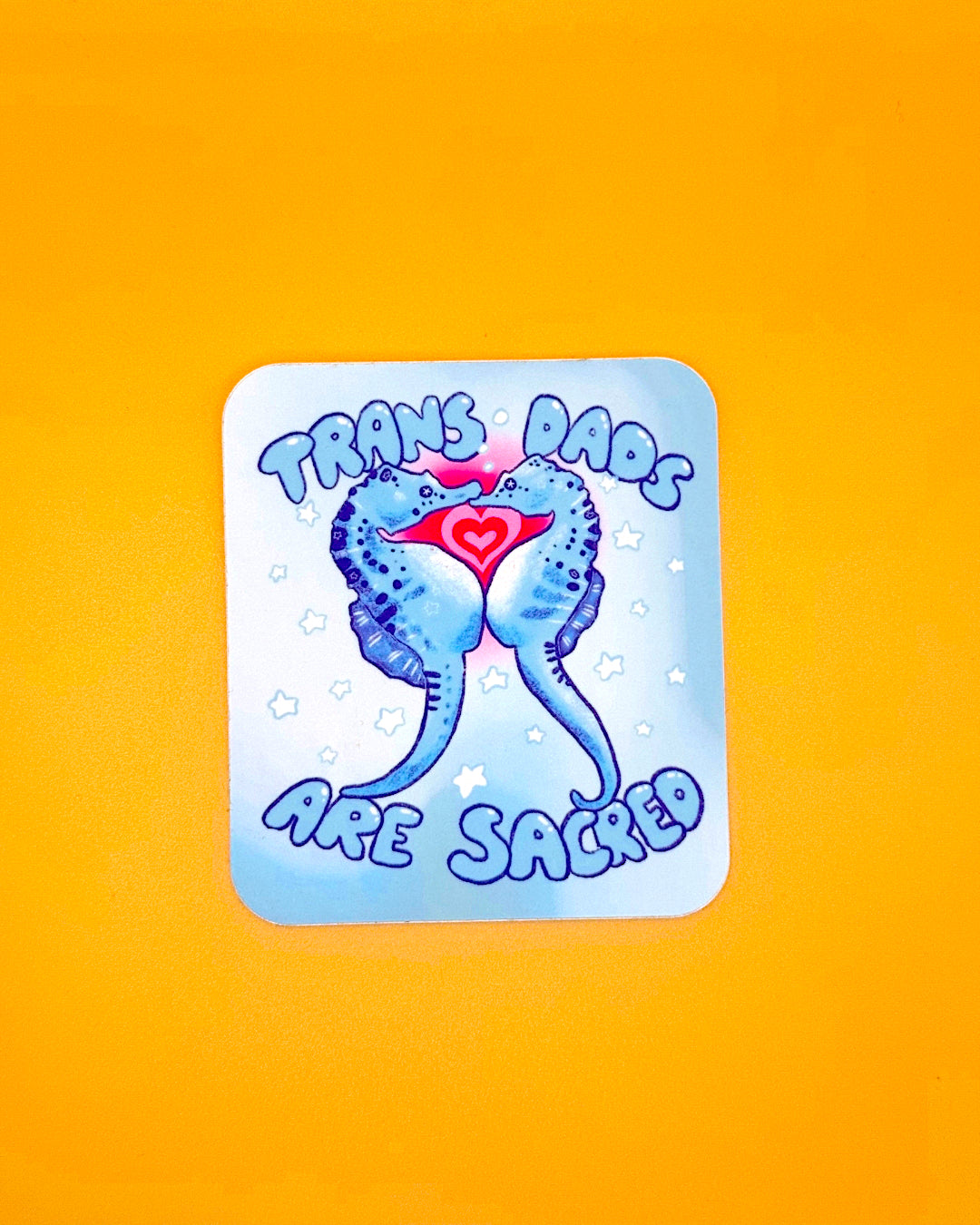 Seahorse Dads are Sacred Sticker