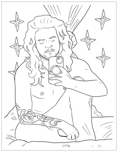 Soft Boys, Trans-Masculine Coloring Book (Digital Download)