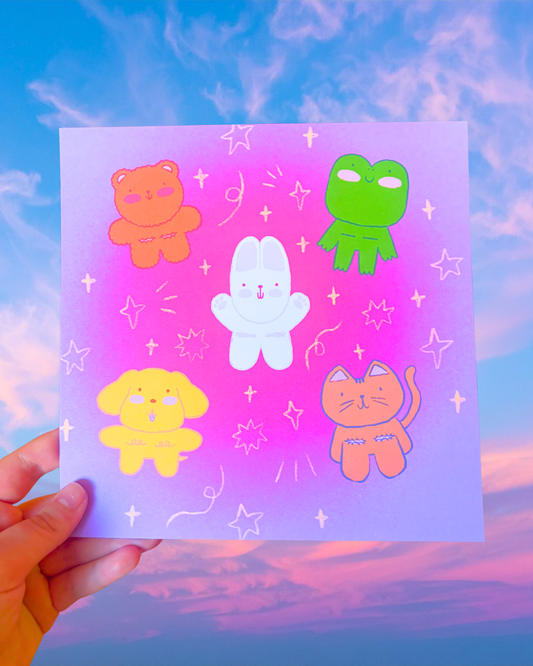 Top Surgery Pals Art Print