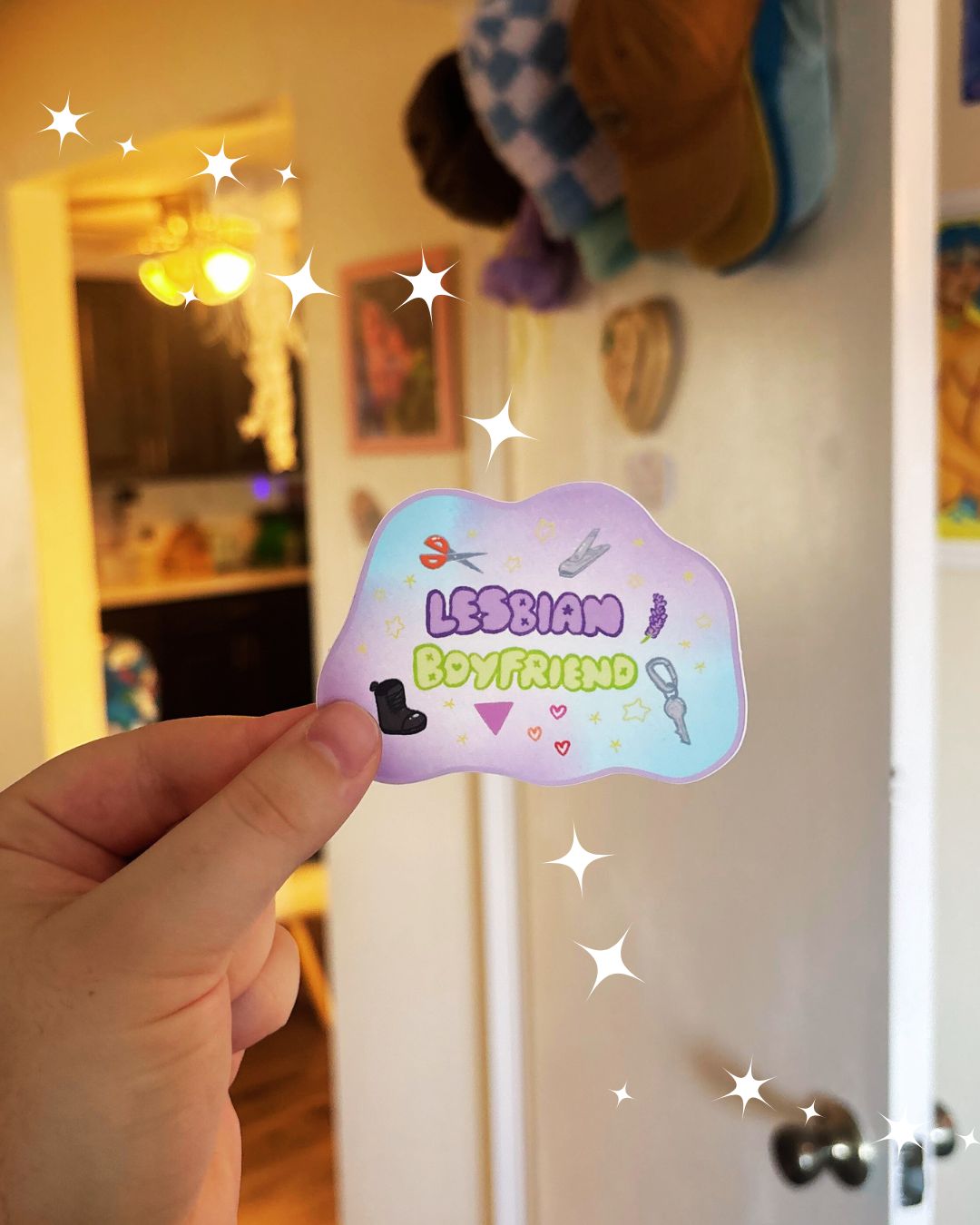 Lesbian Boyfriend Sticker