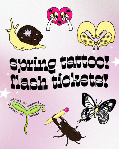Spring Flash Tattoo Ticket