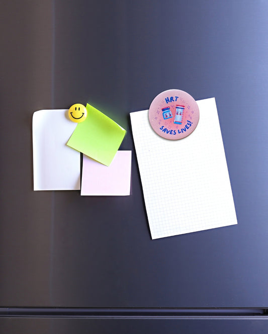 HRT Saves Lives Pin or Magnet