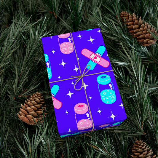 Trans HRT Pattern Gift Wrap Paper