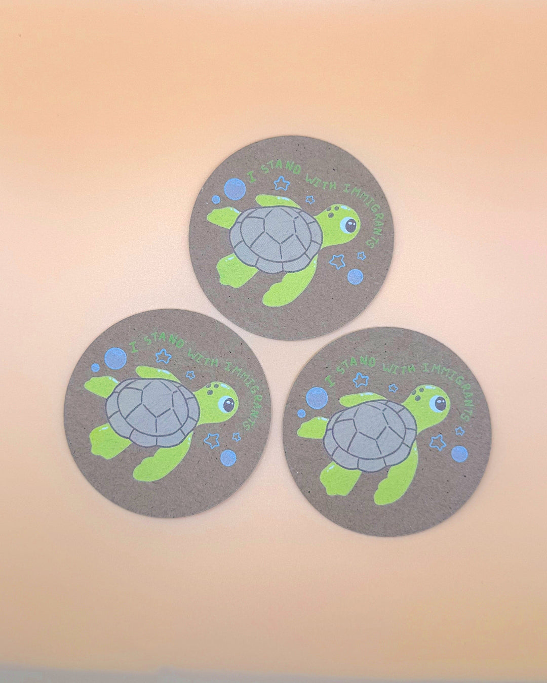 Turtle Solidarity Sticker