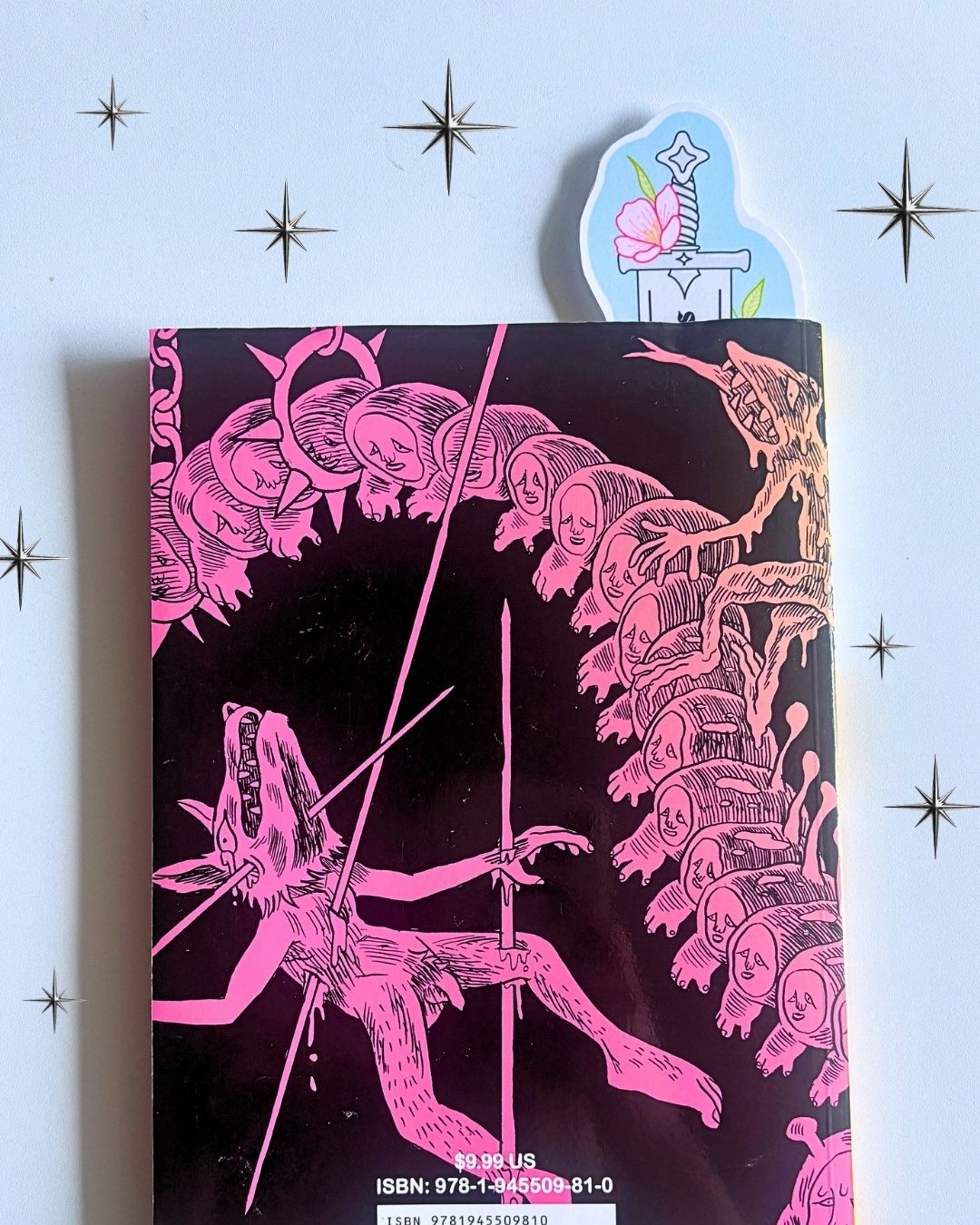 "Protect Trans Stories" Sword Bookmark
