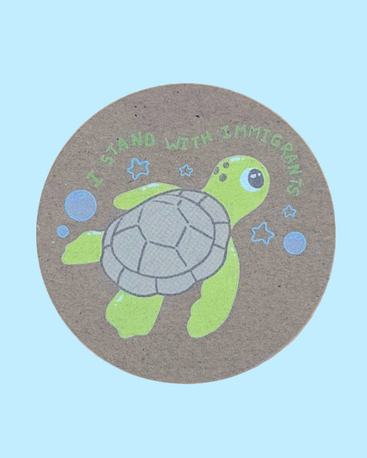 Turtle Solidarity Sticker