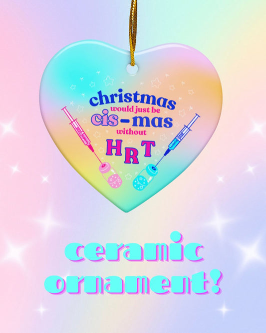 Trans HRT Ceramic Ornament
