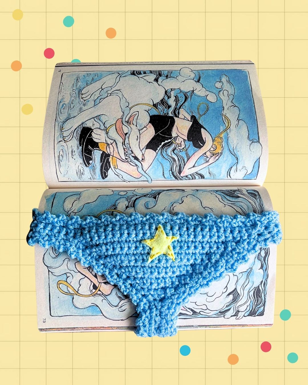 Crochet Book Thong Bookmarks
