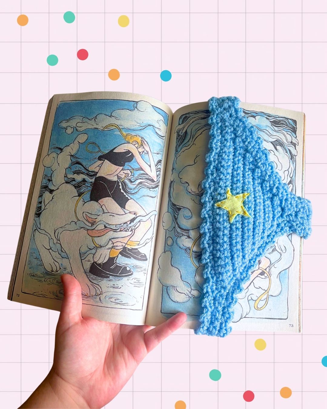 Crochet Book Thong Bookmarks
