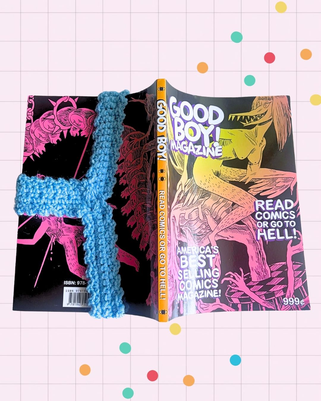 Crochet Book Thong Bookmarks