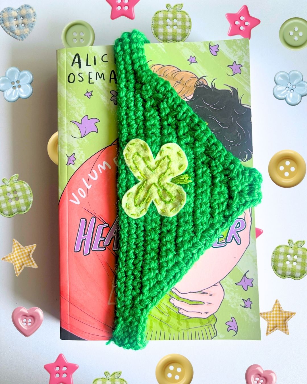Crochet Book Thong Bookmarks