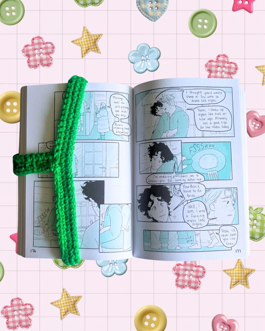 Crochet Book Thong Bookmarks