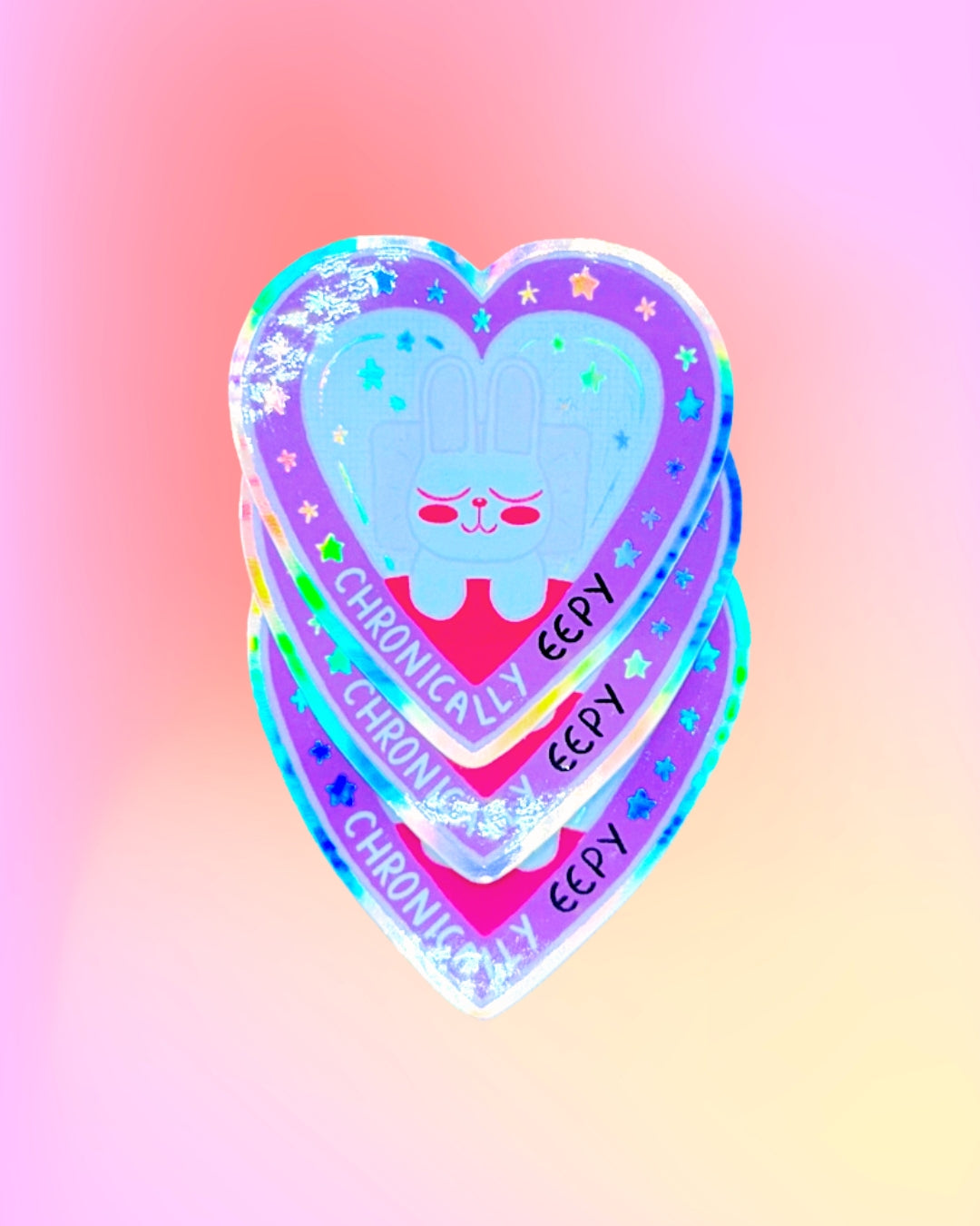 Chronically Eepy Bunny Sticker