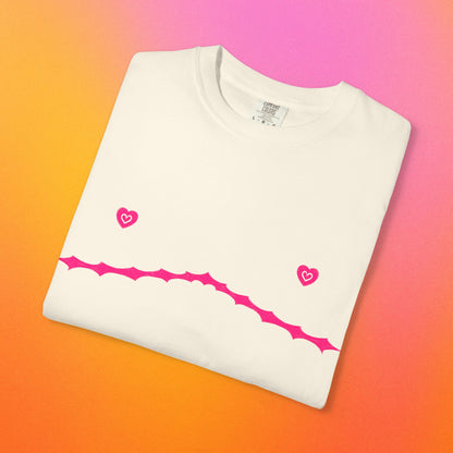 Heart Nipple Continuous Top Surgery Scars Tee