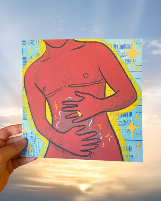Trans T-Gel HRT Art Print