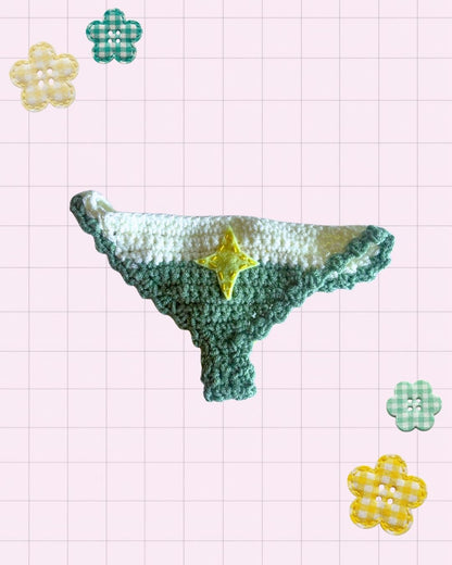 Crochet Book Thong Bookmarks