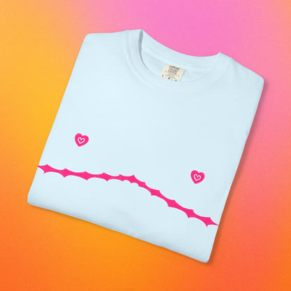 Heart Nipple Continuous Top Surgery Scars Tee