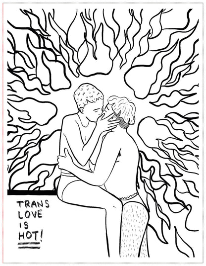 Soft Boys, Trans-Masculine Coloring Book (Digital Download)