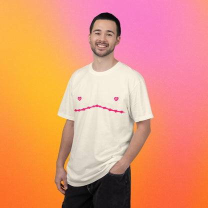 Heart Nipple Continuous Top Surgery Scars Tee