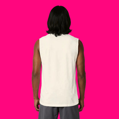 "Be Gay, Drink Oatmilk" Silly Cow Muscle Tank