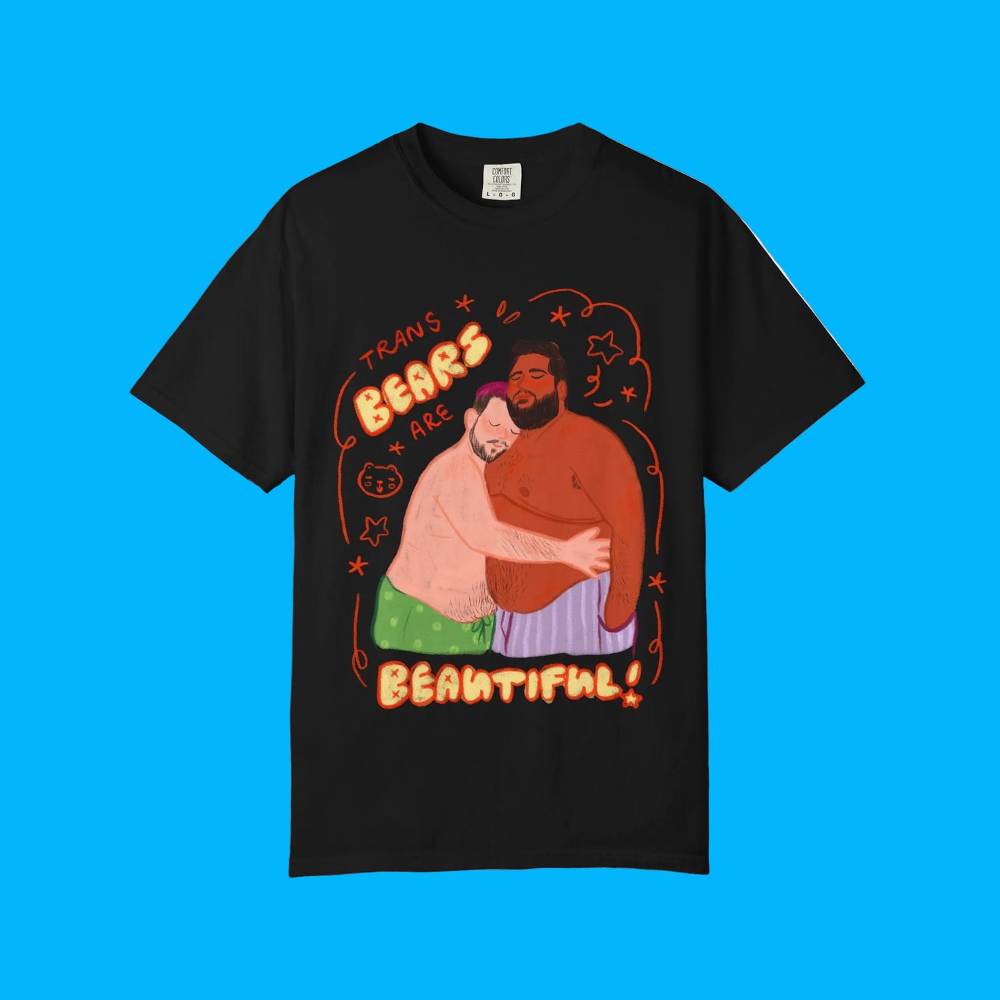 "Trans Bears are Beautiful!" LGBTQ+ Pride Summer T-Shirt