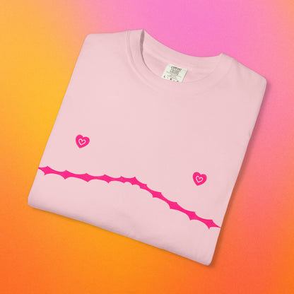 Heart Nipple Continuous Top Surgery Scars Tee