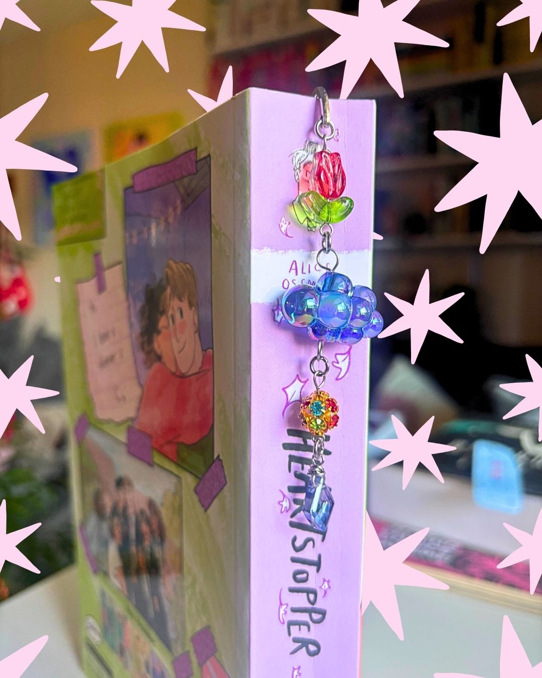 Whimsical Dangle Charm Bookmarks