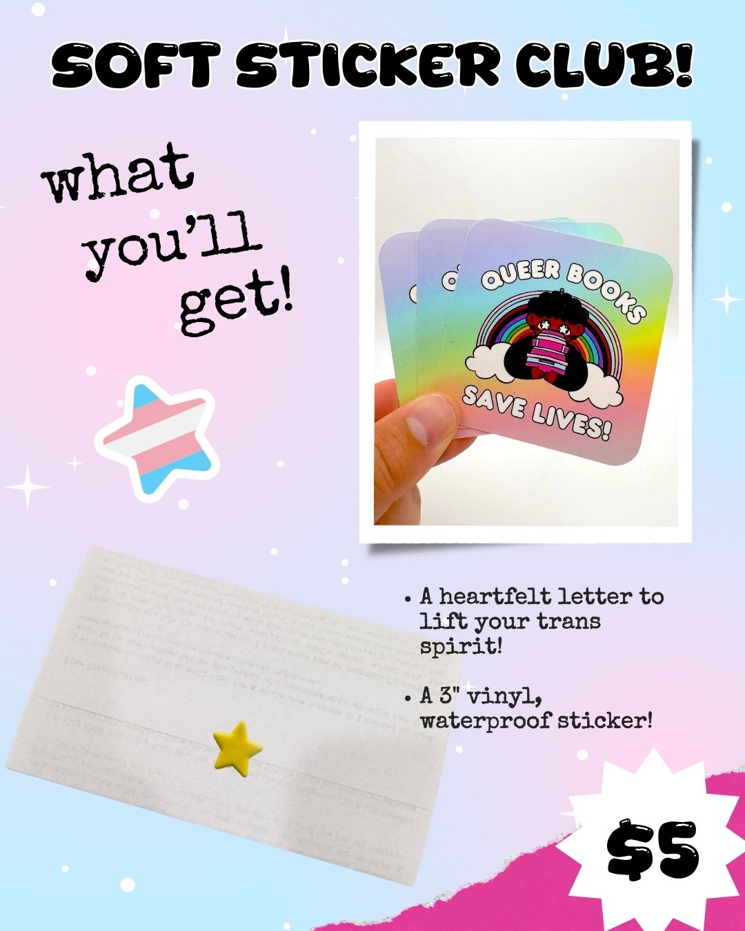 SoftBoysClub Trans+ Affirming Monthly Mail Club  💌
