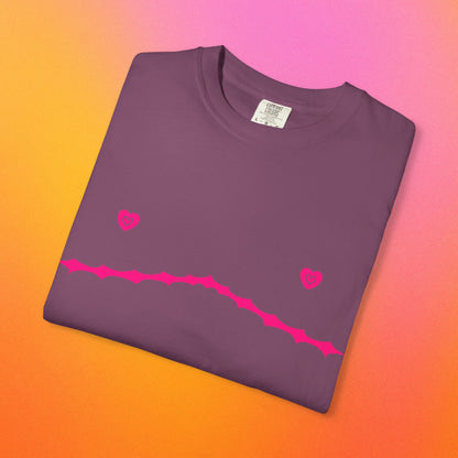Heart Nipple Continuous Top Surgery Scars Tee