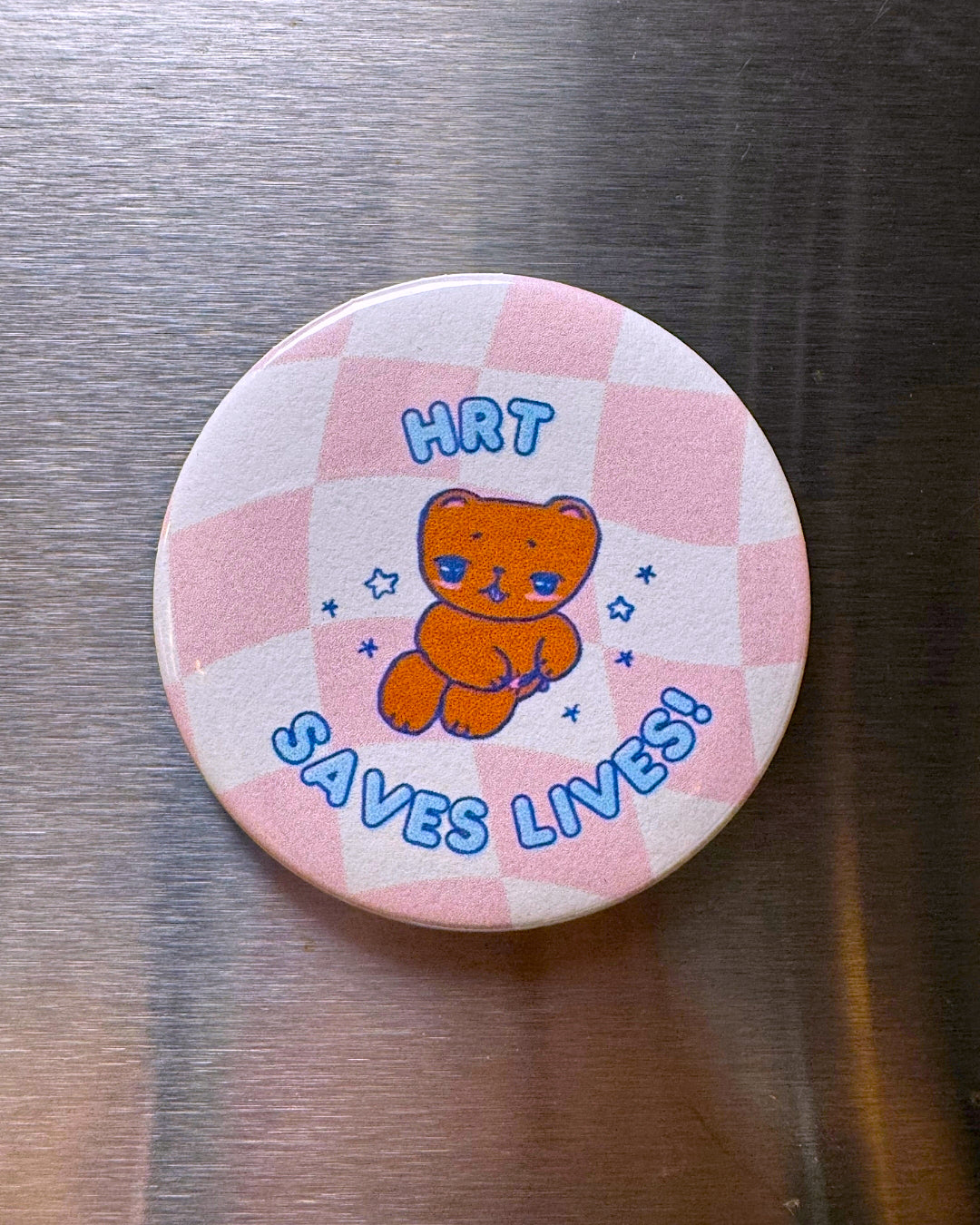 HRT Saves Lives Bear Pin or Magnet