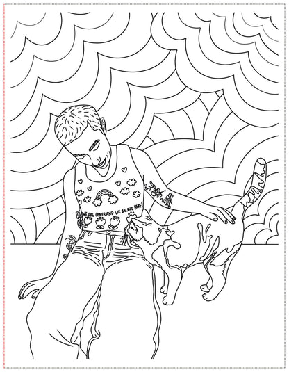 Soft Boys, Trans-Masculine Coloring Book (Digital Download)