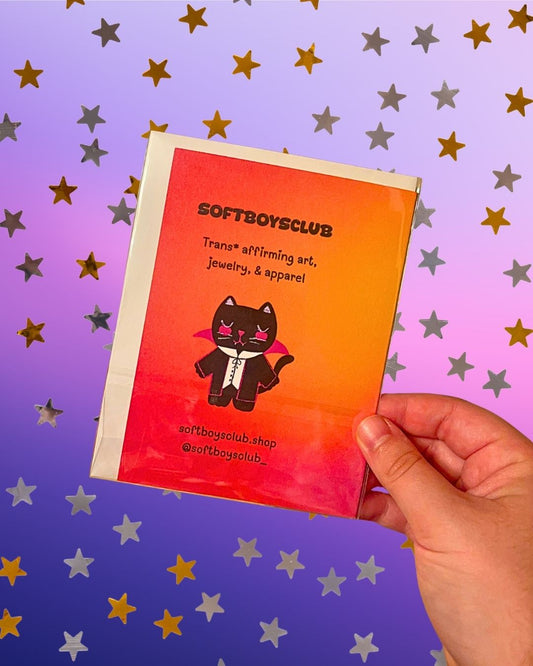 "Happy Gay Christmas" Spooky Cute Halloween Greeting Card